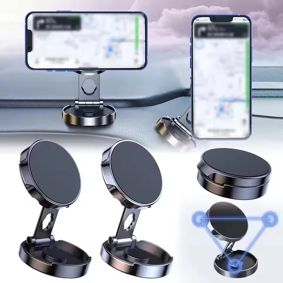 Car Phone Holder Magnetic - Strong Magnetic Mobile Phone Stand 720°