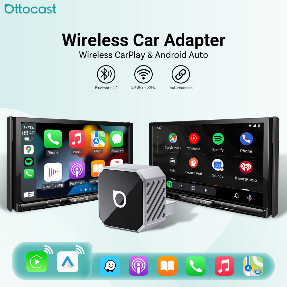 Car Accessories Youtube - OTTOCAST Mini Pro Wireless CarPlay &