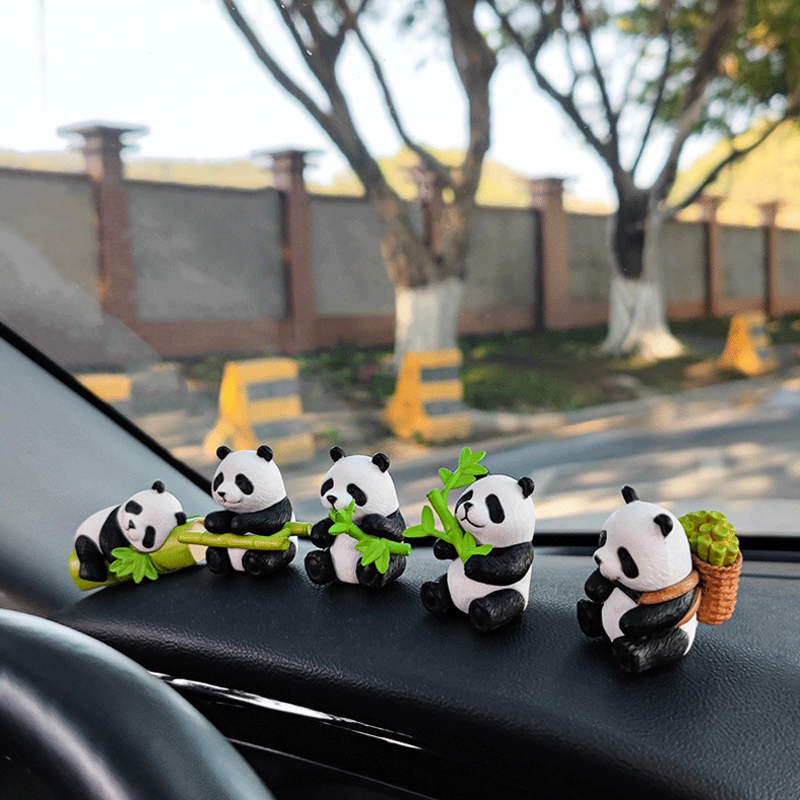 New Cute Panda Design Car Cons - Car Accessories Xmas recension och pris