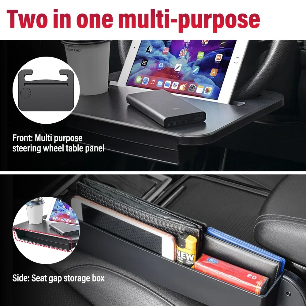 Multi-used Car Tray Laptop Des - Car Seat Organizer recension och pris