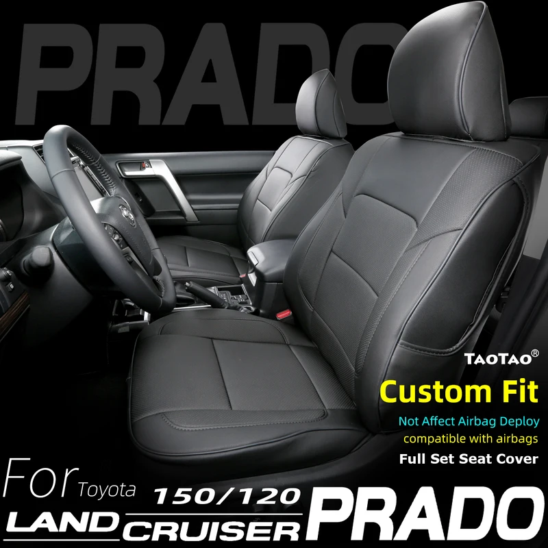 Custom Fit Land Cruiser Prado  - Leather Car Seat Cover recension och pris