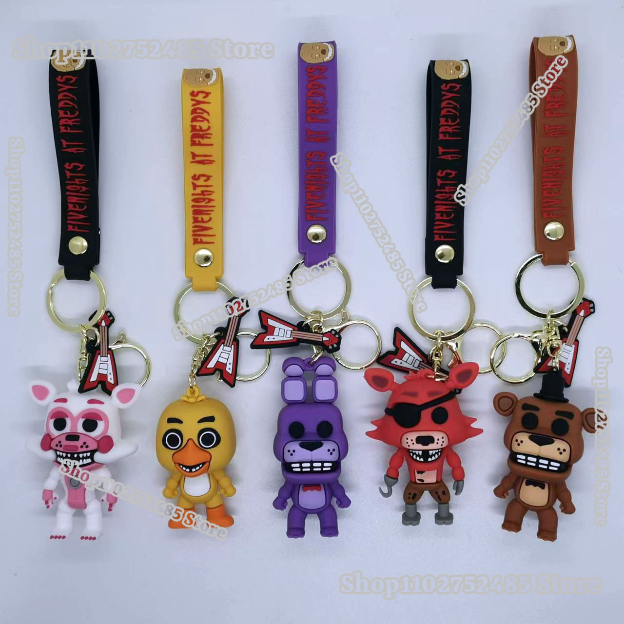 5pcs Cartoon Anime FNAF Figure - Car Accessories Etsy recension och pris