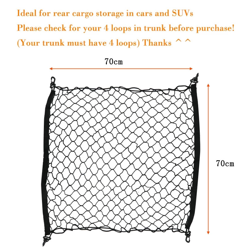 Car Trunk Network Mesh for Zee - Car Cargo Net Trunk recension och pris