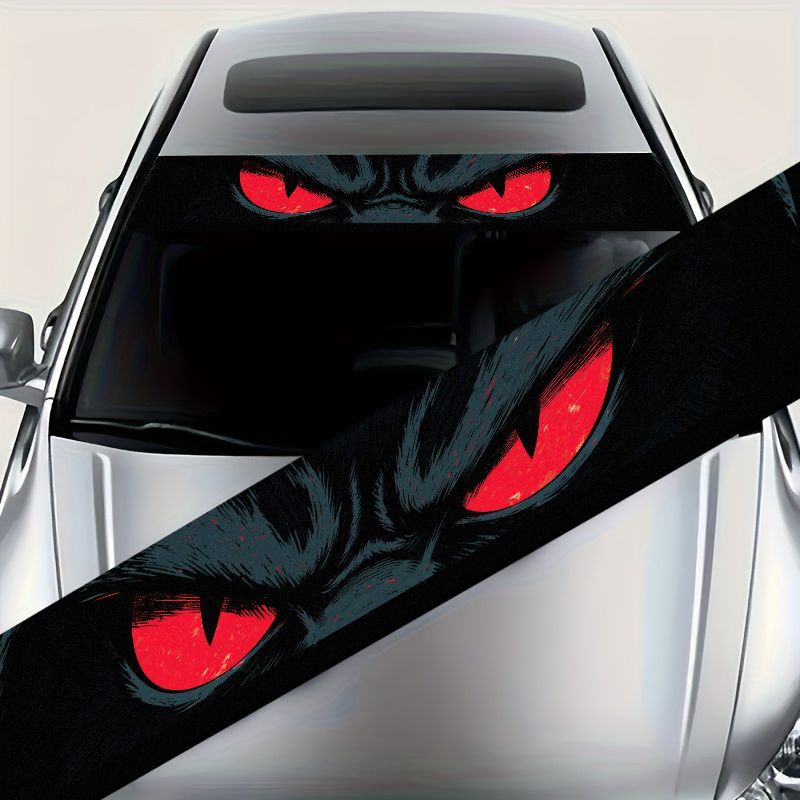 Car Windshield Sun Visor Banne - Car Accessories Evil Eye recension och pris