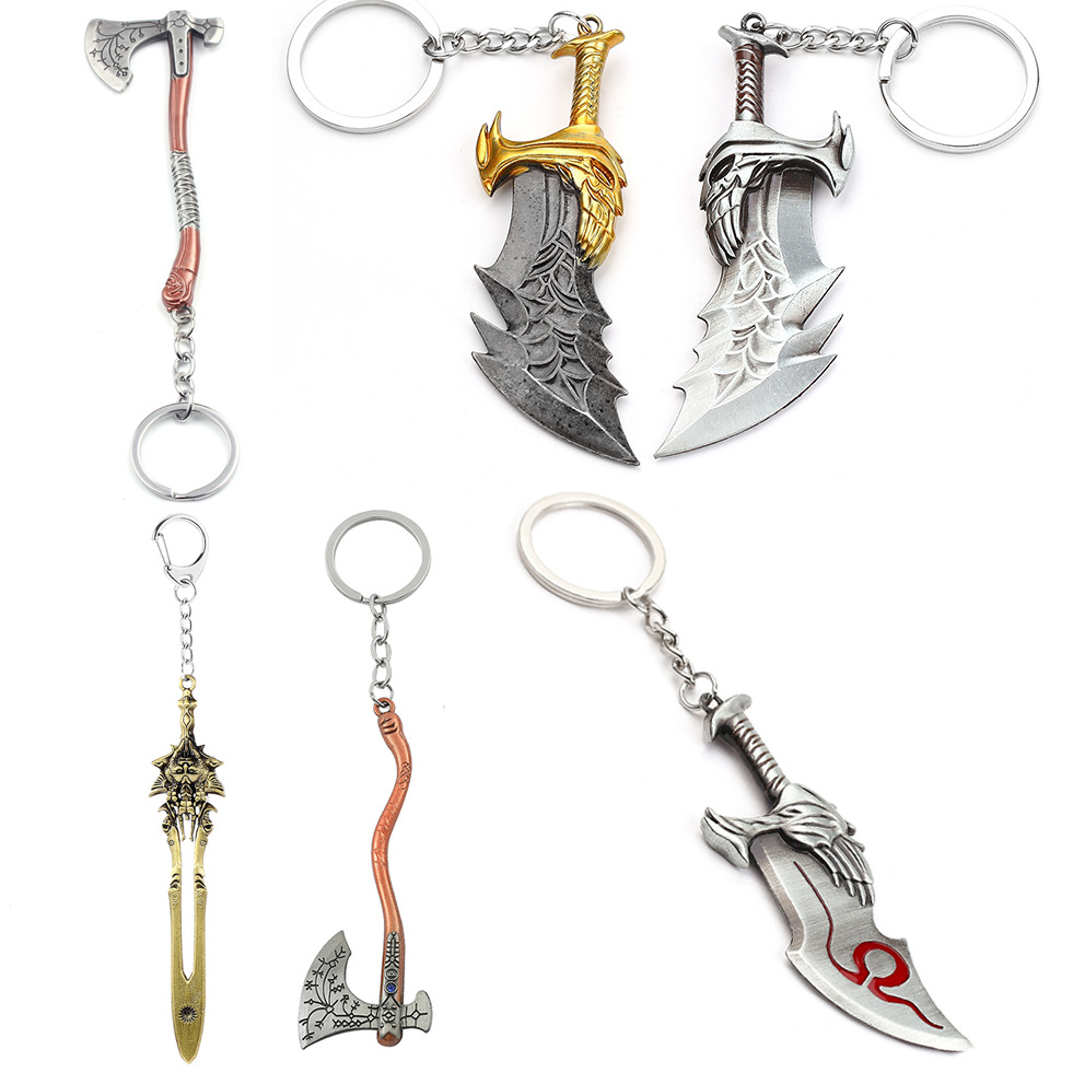 God of War 4 Kratos Sword Keyc - Car Accessories Gifts For Men recension och pris