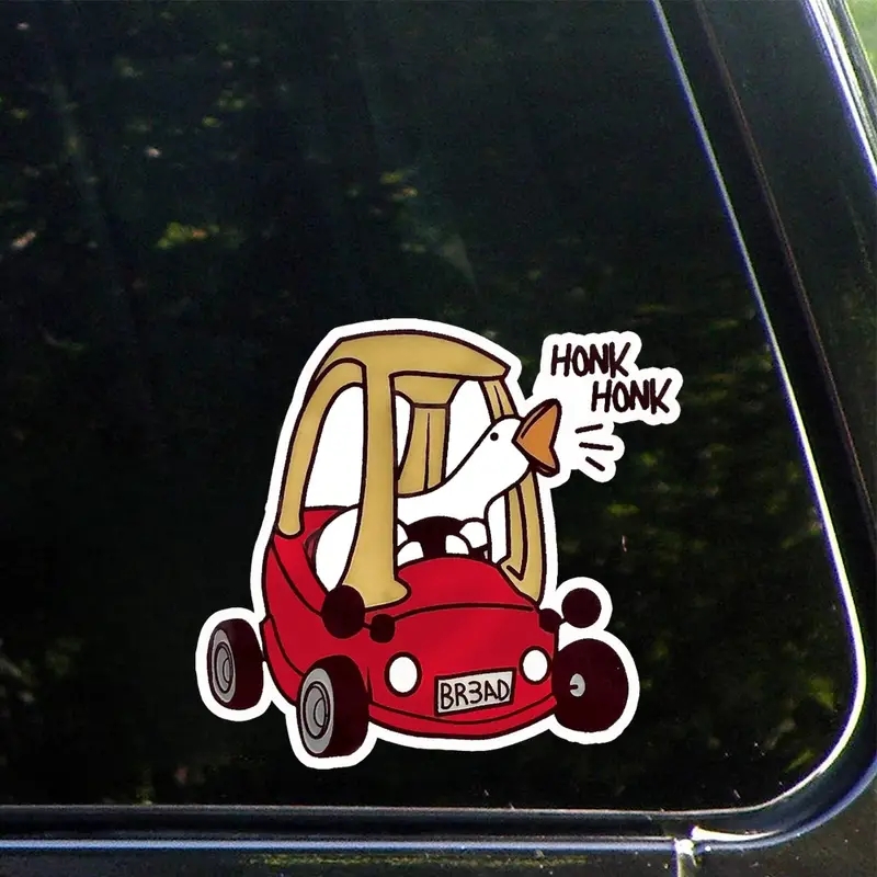 Funny Honk Goose Vinyl Sticker - Car Accessories Gift Ideas recension och pris