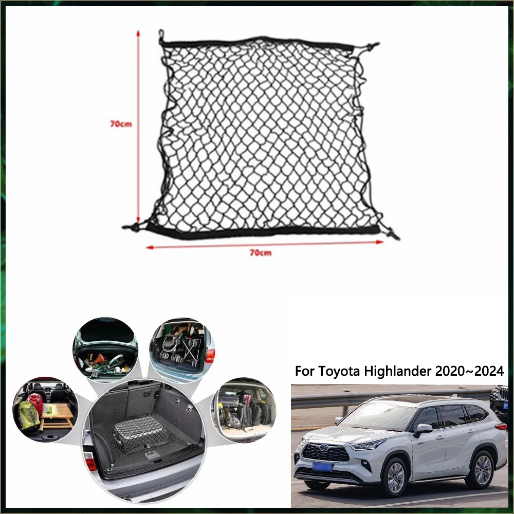 For Toyota Highlander Kluger X - Car Cargo Net Trunk recension och pris