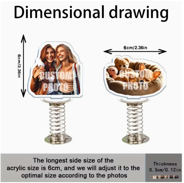 Personalized Acrylic Photo Orn - Car Accessories Etsy recension och pris