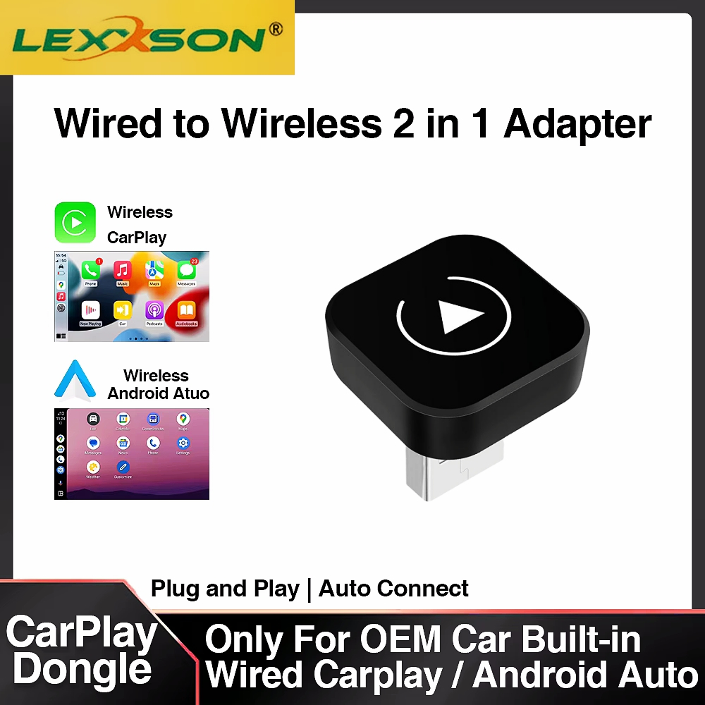 2in1 Wireless CarPlay Dongle W - Car Accessories Youtube recension och pris