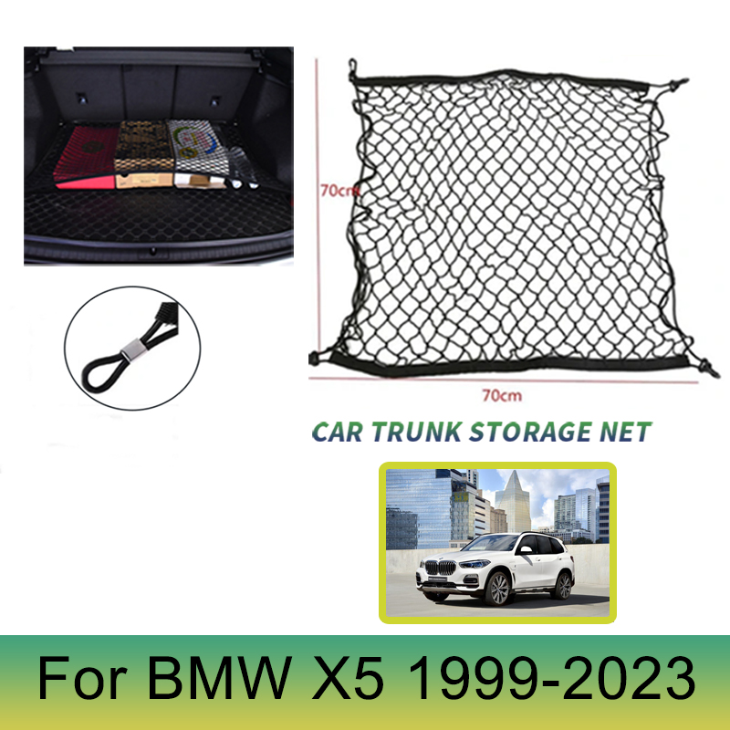 for BMW X5 iX5 E70 F15 G05 E53 - Car Cargo Net Trunk recension och pris