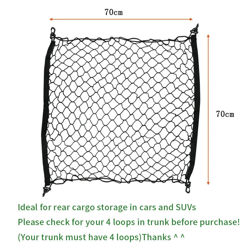 for BMW X5 iX5 E70 F15 G05 E53 - Car Cargo Net Trunk recension och pris