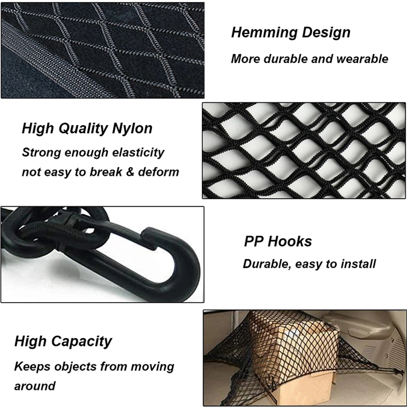 for BMW X5 iX5 E70 F15 G05 E53 - Car Cargo Net Trunk recension och pris