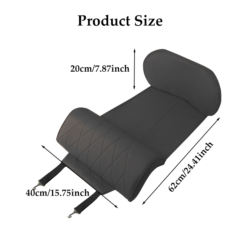 Nappa Leather Leg Support Exte - Leather Car Seat Cover recension och pris