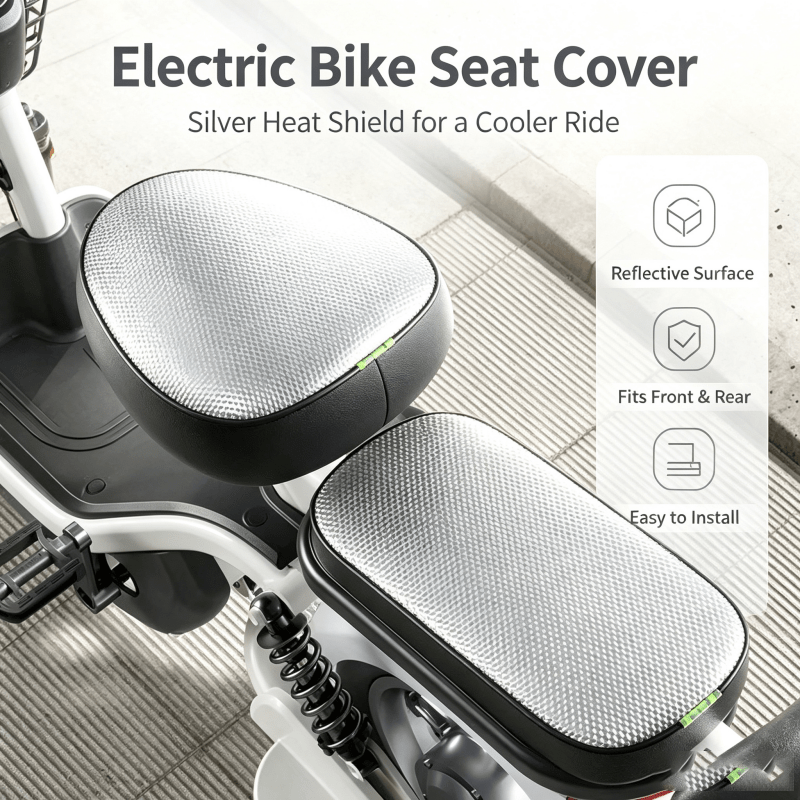 Electric Bicycle Seat Cover Ca - Leather Car Seat Cover recension och pris
