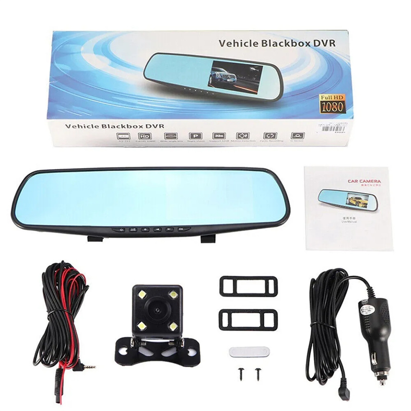 Mirror Dash Cam FHD Dual Lens  - Car Accessories Youtube recension och pris