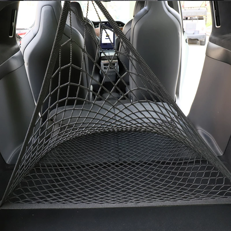 For Tesla Model X Model Y Juni - Car Cargo Net Trunk recension och pris