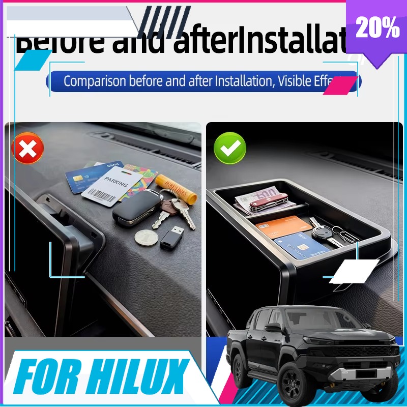 BOMP For Toyota Hilux SR SR5 2 - Car Seat Organizer recension och pris