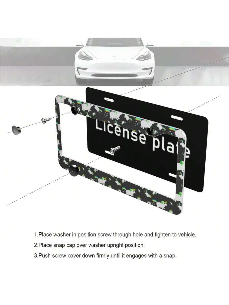 1 Aluminum License Plate Frame - Car Accessories Gift Ideas recension och pris