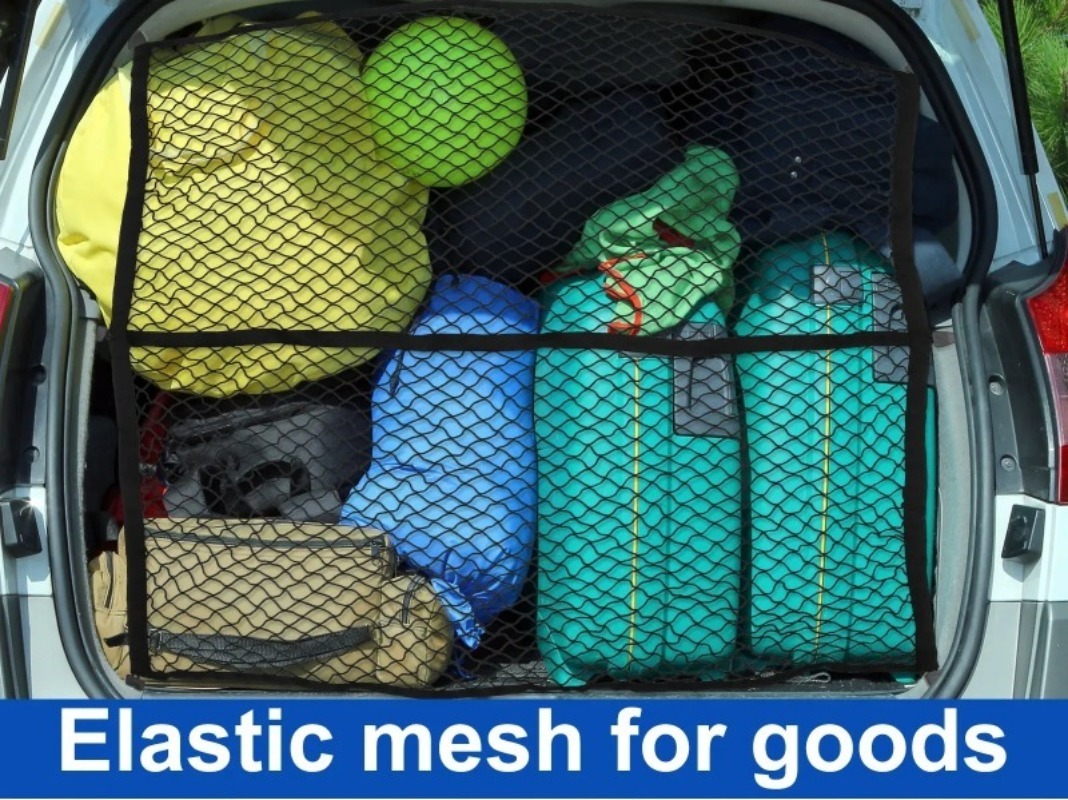 Car Mesh Elastic Nylon Rear Ba - Car Cargo Net Trunk recension och pris