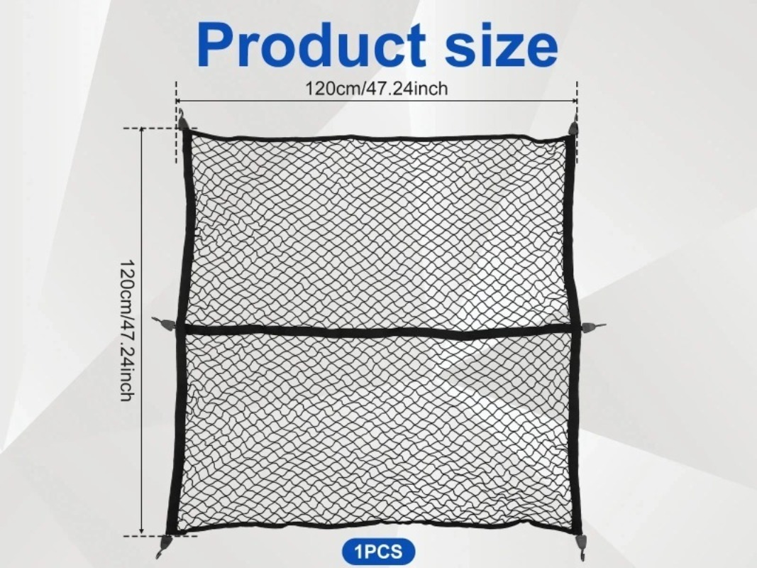 Car Mesh Elastic Nylon Rear Ba - Car Cargo Net Trunk recension och pris