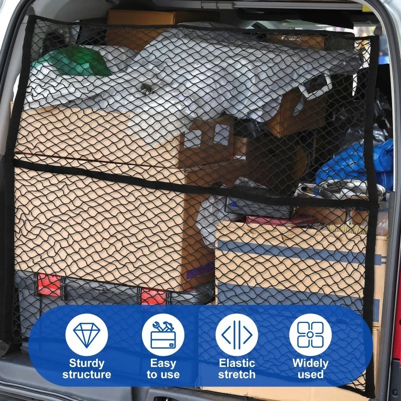 Car Mesh Elastic Nylon Rear Ba - Car Cargo Net Trunk recension och pris