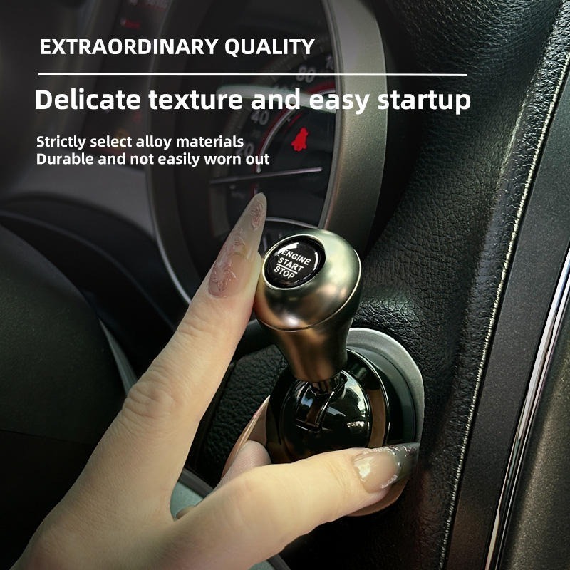Car One-Touch Start Button wit - Car Accessories Etsy recension och pris